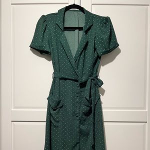 Mango Wrap Dress XS